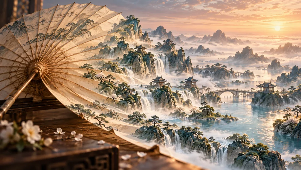 国风奇观|国风成景|一种传统元素变成空间