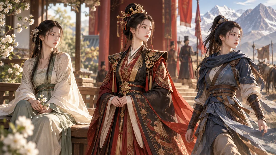 服饰发型|换衣服,人物还是那个人